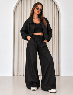 Carina Satin Coord Pant Set