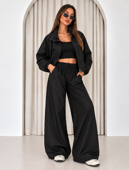 Carina Satin Coord Pant Set