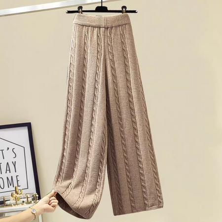 Cleo Luxe Coord Set With Jacket - trousers flat-lay shot, beige - Miss Mosa By Akanksha