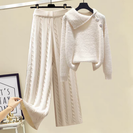 Cleo Luxe Coord Set With Jacket - flat-lay shot, cream - Miss Mosa By Akanksha