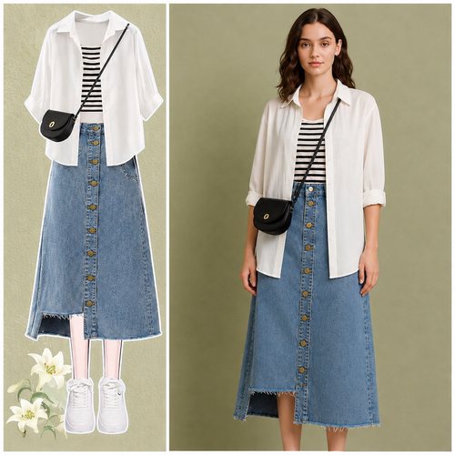 Costa summer Coord Set of 3 In White