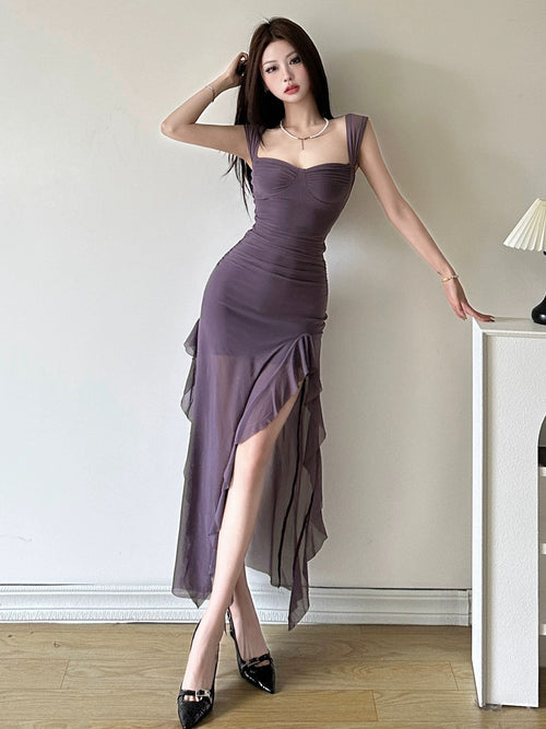 ruched bodycon dress india Buy Ortega Ruched Bodycon Dress-Purple Color | Dresses for Women