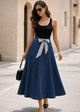 Cleo Denim Midi Skirt