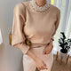 Femella Pearl Detail Luxe Sweater - Alamode By Akanksha