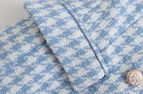 Freya Statement Tweed Blazer in Blue - Alamode By Akanksha