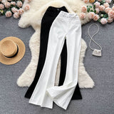 Lucaso Buttoned High Waist Pants In Black