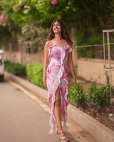Clove Ruffled Summer Maxi Dress
