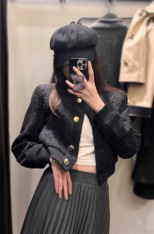 Darcel Woolen Tweed Jacket