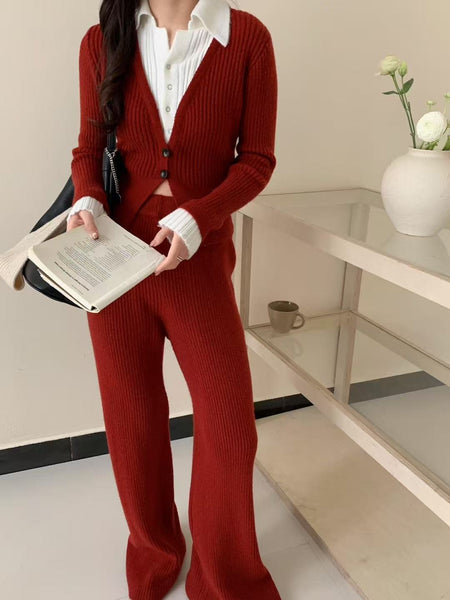 Dawson Premium Winter Coord Set - front shot on model, burgundy - Miss Mosa By Akanksha
