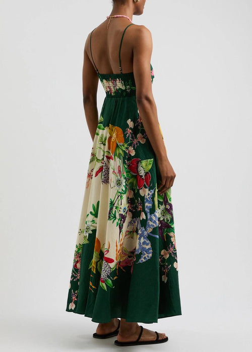 Debby Printed Summer Dress In Multicolor