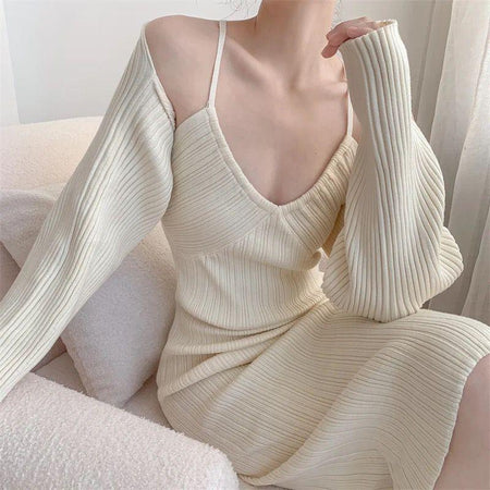 Delilah Coord Set - close-up of neckline, cream - Miss Mosa By Akanksha