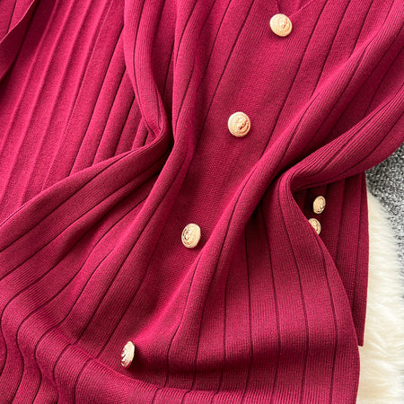 Delphin Winter Dress With Cape - fabric detail shot, magenta pink - Miss Mosa By Akanksha