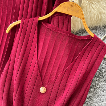 Delphin Winter Dress With Cape - neckline close-up shot, wine red - Miss Mosa By Akanksha