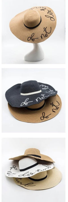 Dexter summer Straw Hat - multicolour flat-lay shot, beige - Miss Mosa By Akanksha