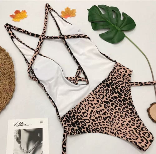 Dorada 1Pc Leopard Printed Swimsuit
