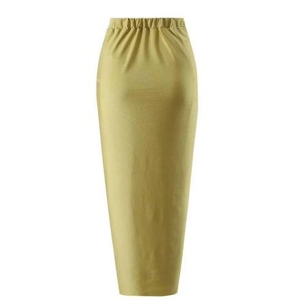 Dorel Luxe Swimsuit With Sarong Skirt In Gold - flat-lay shot of sarong skirt - Miss Mosa By Akanksha