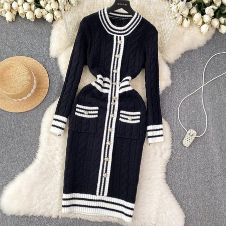 Herrets Statement Knit Dress - Alamode By Akanksha