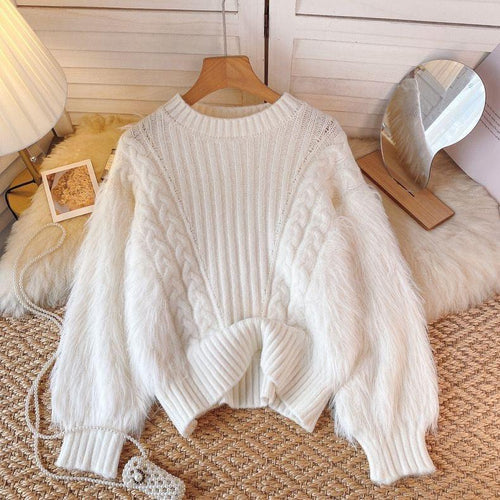 Milos Fuzzy Pullover - Alamode By Akanksha
