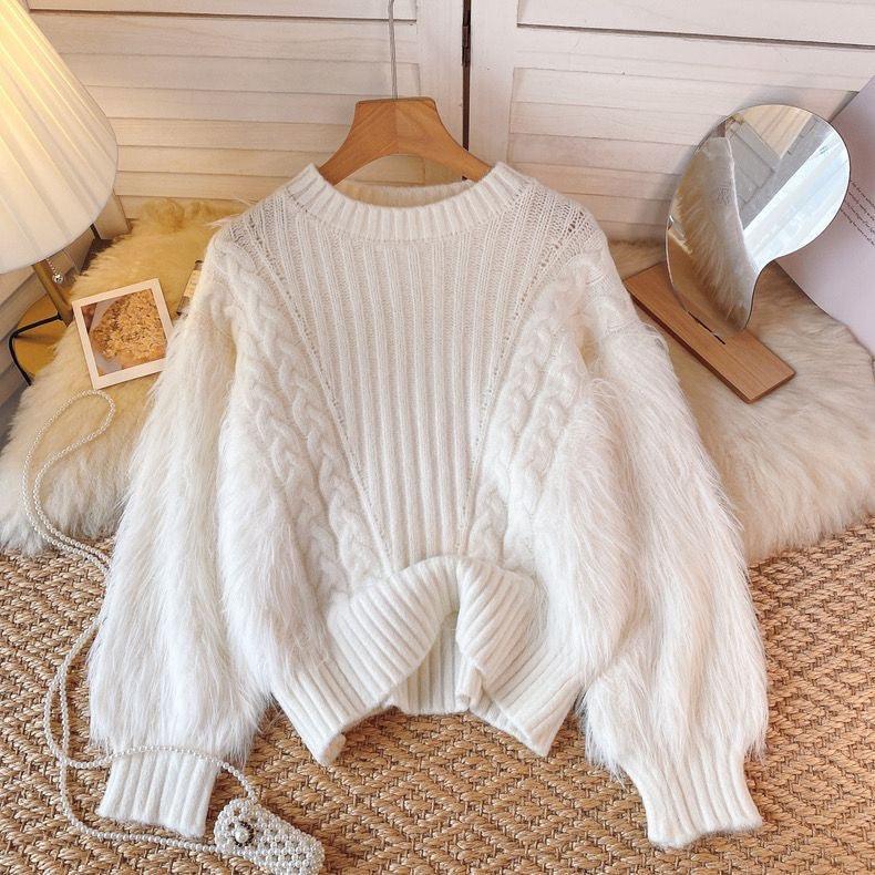 Milos Fuzzy Pullover - Alamode By Akanksha