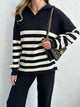 Eben Premium Winter Coords- Tracksuits - front shot on model with bag, black and cream - Miss Mosa By Akanksha