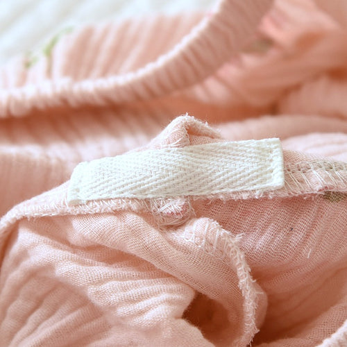Elinora Cotton Padded Nightsuit In Pink