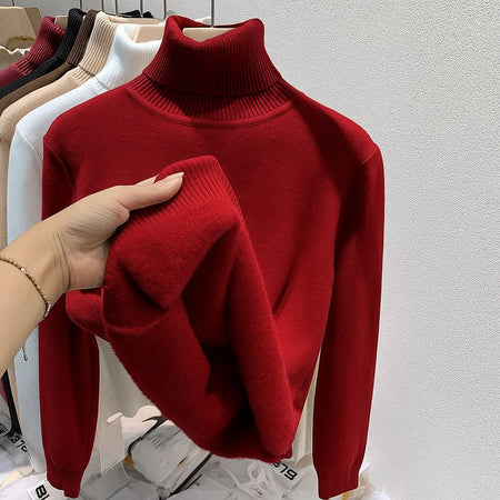 Esther Statement Pullover - Fleece Lined - styled flat-lay shot, red - Miss Mosa By Akanksha
