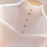 Andrea Fleece Turtleneck Sweater - Alamode By Akanksha