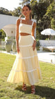 Leh Summer Set of Top with Skirt
