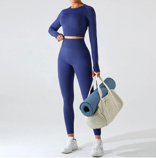 Remy Premium Activewear Set In Blue