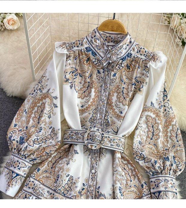 Lissy Summer Vintage Dress - Alamode By Akanksha