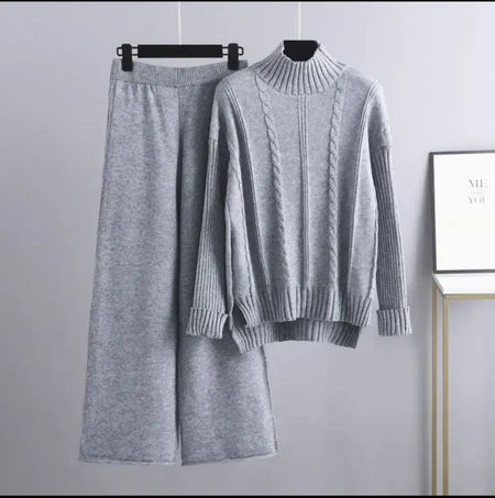 Grey - Fabiana Winter Coord Set