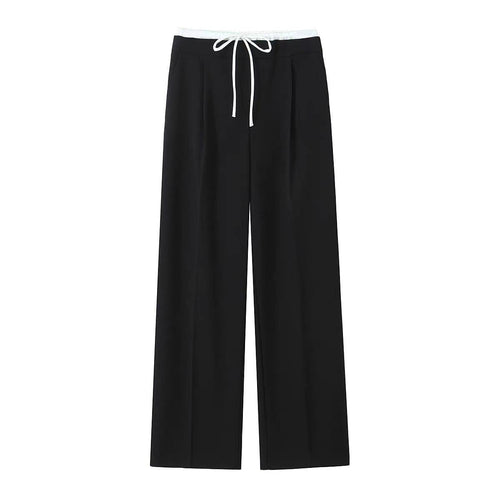 Fady High Waisted Pants In Black