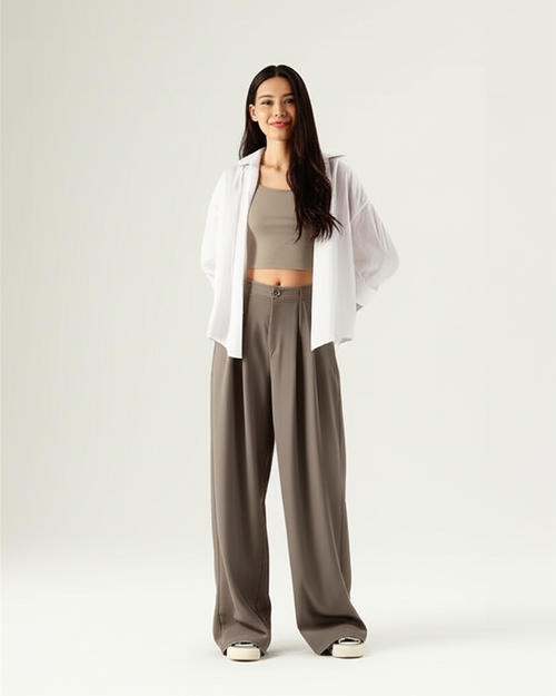 Faze Summer Coord Set of 3 In Brown