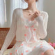 Feeber Cute Summer Shrugs - lifestyle shot on model, white - Miss Mosa By Akanksha