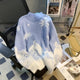 Flakes Woolen Sweater - lifestyle product shot, blue - Miss Mosa By Akanksha