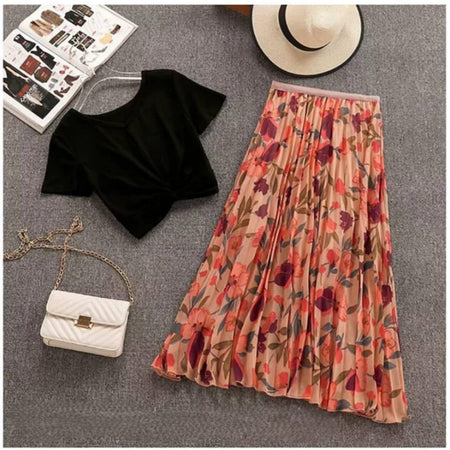 Floral Glam Coords - styled flat-lay shot, multicolour - Miss Mosa By Akanksha