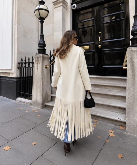 Millie Tassel Trench Coat