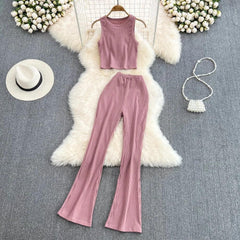 Geneva Summer Love Coord Set - styled flat-lay shot, pink - Miss Mosa By Akanksha