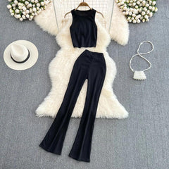 Geneva Summer Love Coord Set - styled flat-lay shot, black - Miss Mosa By Akanksha