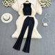 Geneva Summer Love Coord Set - styled flat-lay shot, black - Miss Mosa By Akanksha