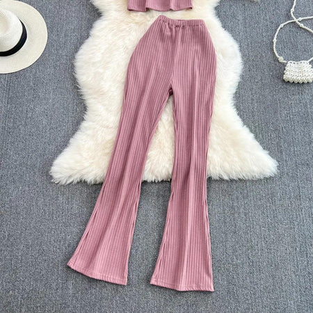 Geneva Summer Love Coord Set - flat-lay product shot, pink - Miss Mosa By Akanksha