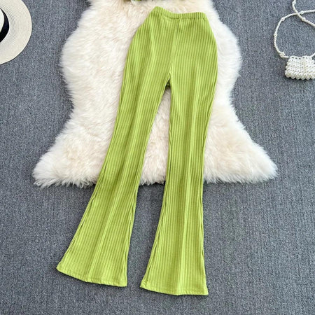 Geneva Summer Love Coord Set - flat-lay product shot, green - Miss Mosa By Akanksha