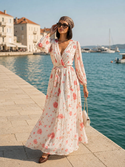 Hannah Floral Maxi Dress