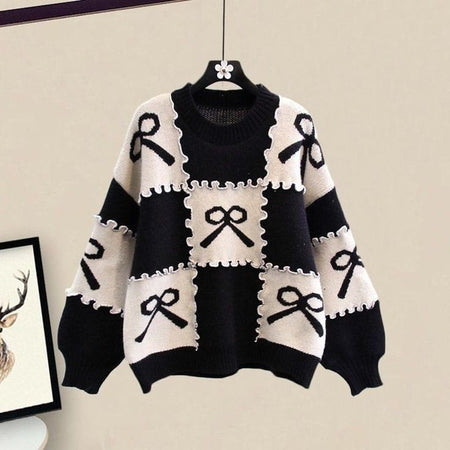 Hardy Woolen Sweater - hanging product shot, black - Miss Mosa By Akanksha