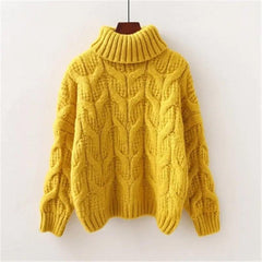 Helen Statement Pullover - front shot on hanger, yellow - Miss Mosa By Akanksha