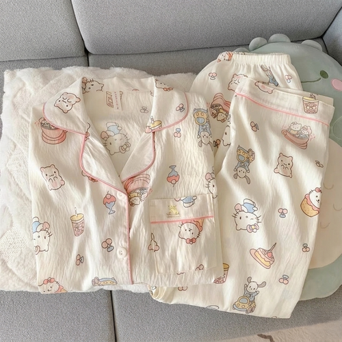 Hello Kitty Padded Printed Nightsuit