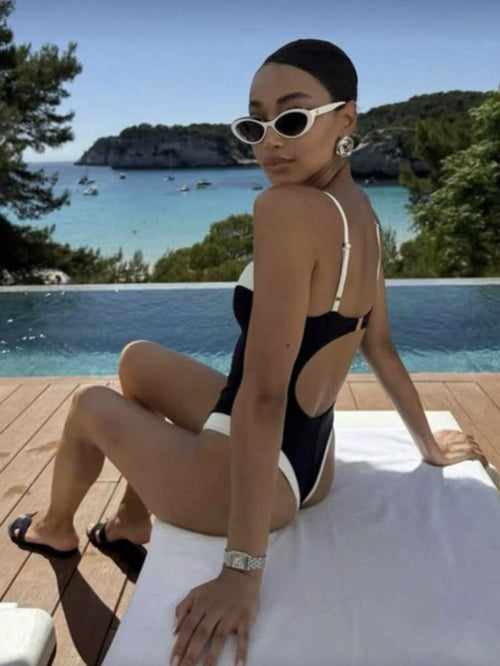 Helly 1Pc Backless Swimsuit