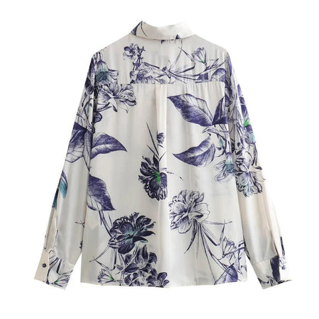 Huma Formal Blouse with a bow - flat-lay product shot, white - Miss Mosa By Akanksha