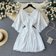 Julissa Cotton Eyelet Dress - Alamode By Akanksha