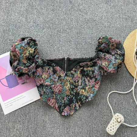 Aubrielle Crop Top - Alamode By Akanksha